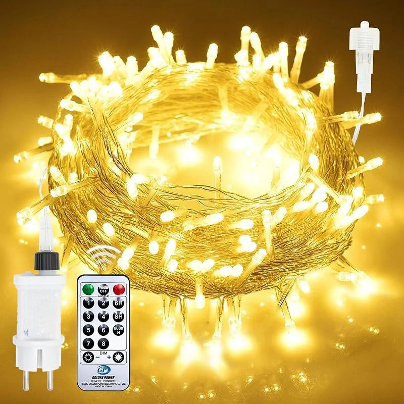 Visita la tienda de Auting Auting Luces Navidad 23M 200LED Árbol 8 Modos Blanco Cálido Exterior
