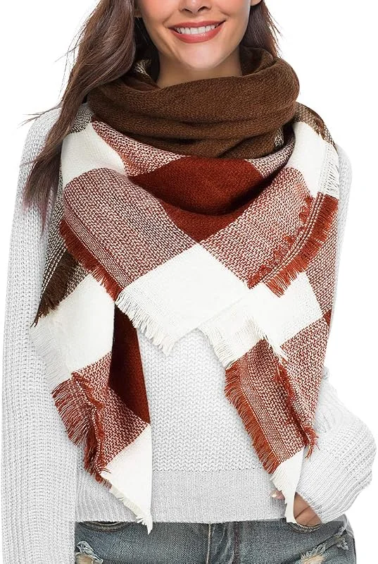Visita la tienda de HEEKPEK heekpek Bufandas Mujer Invierno Grib Grande Chal Cálido Moda Bufandas Largas de Invierno — Ropa Navidad