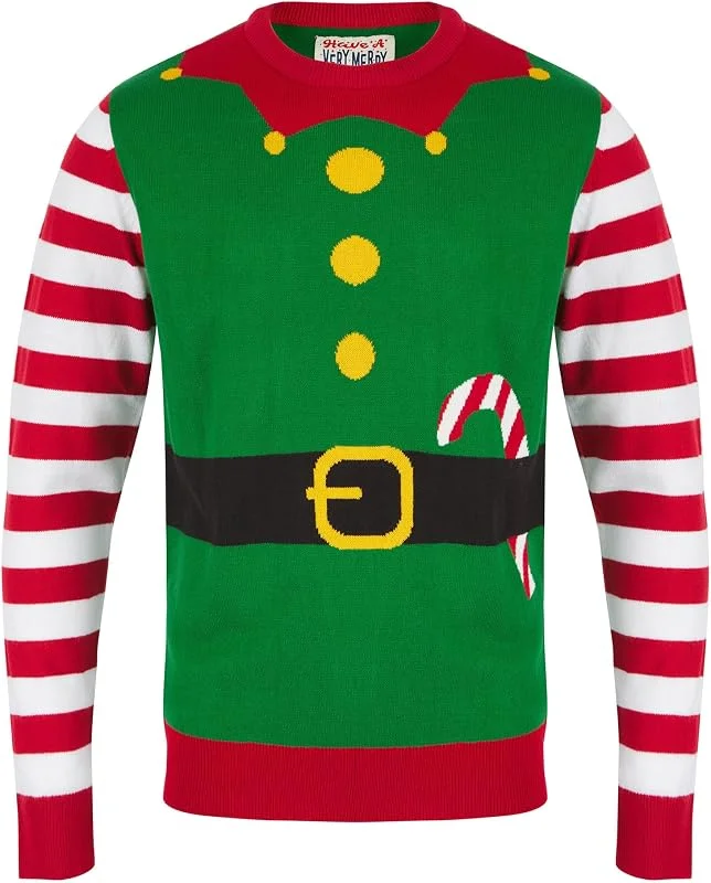 Tokyo Laundry Merry Christmas - Jersey de Navidad para hombre — Ropa Navidad