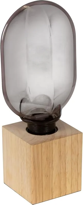 Visita la tienda de OSRAM OSRAM Lámpara de mesa Decoración de madera, E27, 24, 5 cm de alto — Cena a la luz de velas