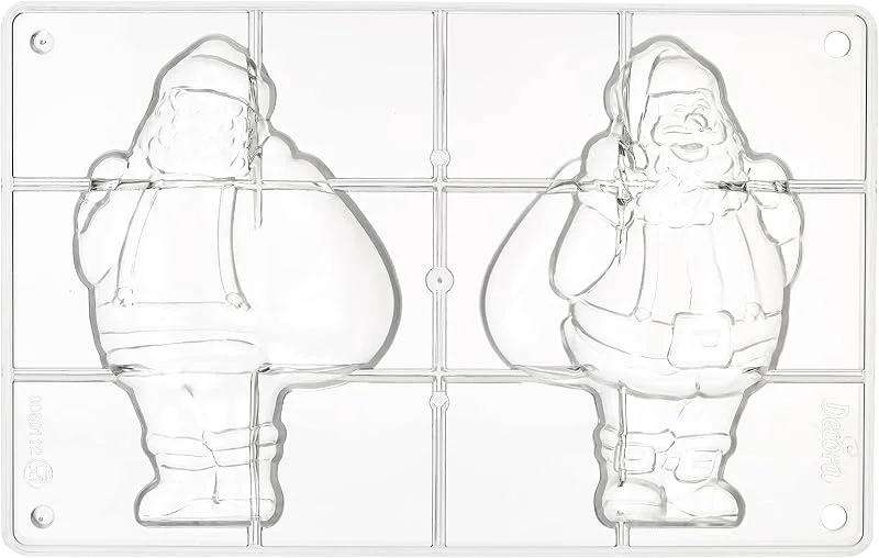 DECORA 0050112 Molde DE POLICARBONATO PAPÁ Noel 99 X 150 MM 275 X 175 X 22 MM — Hogar y cocina