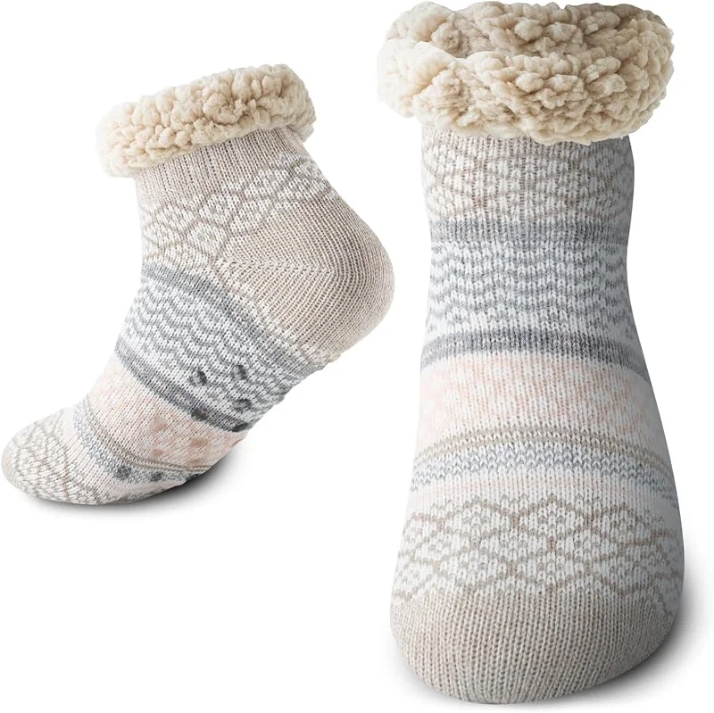 Visita la tienda de Cirorld Cirorld Calcetines Mujer Termicos, Calcetines Invierno Antideslizantes Gruesos Casa, Calcetine para Dormir Polar Calentitos, Regalo de Año Nuevo para Mujer, Mamá o Novia — Ropa Navidad