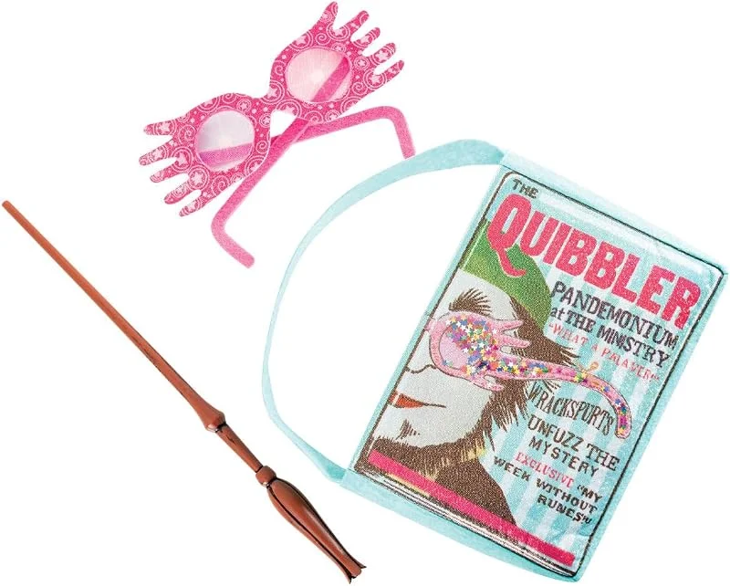 Visita la tienda de Rubies Rubies Set de accesorios Luna Lovegood para adultos y niños, Bolso con varifatas y gafas, Oficial Warner Harry Potter para Carnaval, Halloween, Navidad y cumpleaños — Ropa Navidad