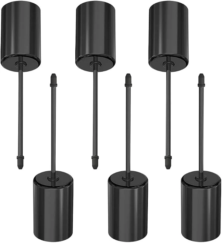 ZDQC 6 Piezas Candelabro de Adviento, Portavelas Corona de Adviento, Candelero para Corona Navidad, Corona de Adviento Candeleros, Candelabros para Velas, Retro Cono Candelabro Corona de Adviento (Negro) — Adviento y mesa