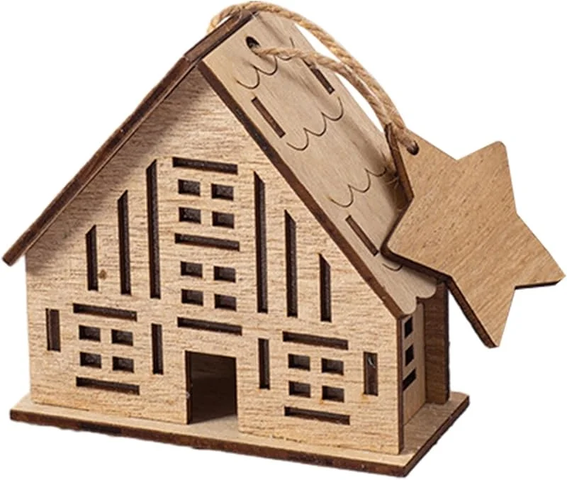 Generic Christmas Village Houses - Decoración de escritorio coleccionable de — Decoracion Navidad
