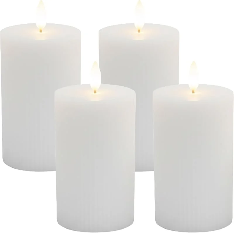 Visita la tienda de Relaxdays Relaxdays Velas LED Parpadeantes, Blancas — Cena a la luz de velas