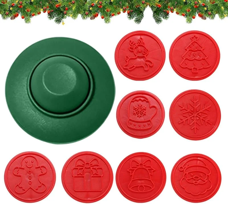 Genérico Sellos para Galletas Navideñas 6 Piezas Molde Prensa Antiadherente de — Hogar y cocina