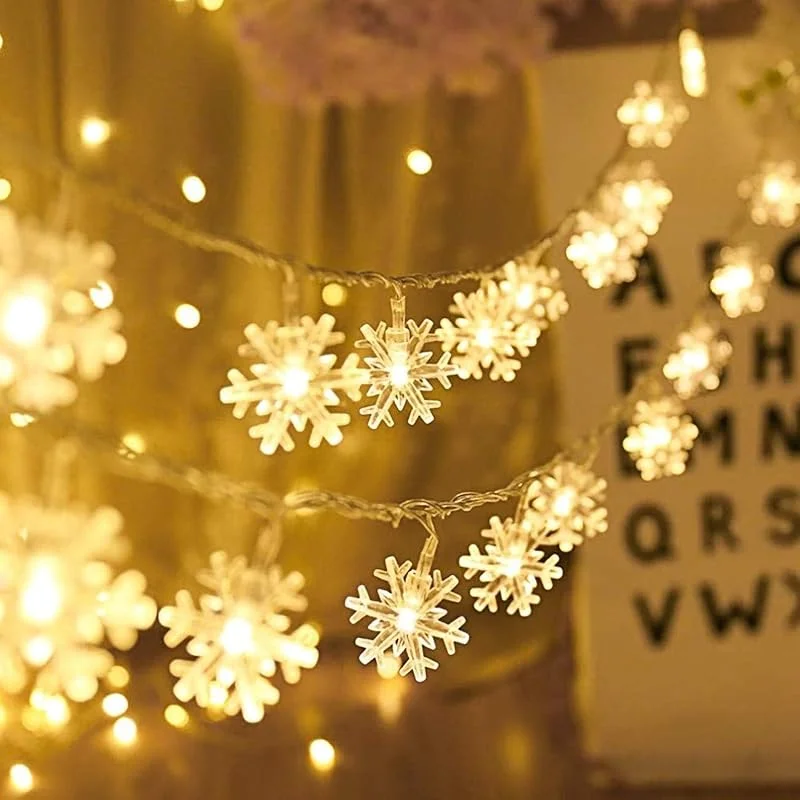 Niumowa Luces Navidad LED 6m 40 LEDs, Luz Cálida a Pilas