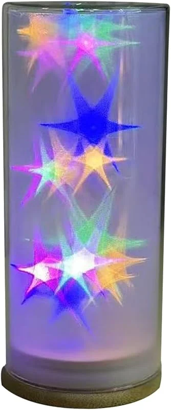 Generic Luz nocturna LED – Estrella romántica iluminación ambiental – Lámpara de — Cena a la luz de velas