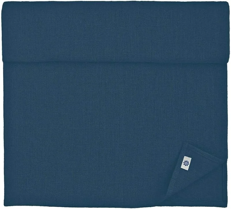 Linen & Cotton Camino de Mesa Varios Calores Decoración de Mesa Hygge - 100% Lino, Azul Oscuro (40 x 180 cm) Correa Tapiz de Mesa de Madera Rectangular Lavable para el Hogar Cocina Restaurante Navidad — Hogar y cocina