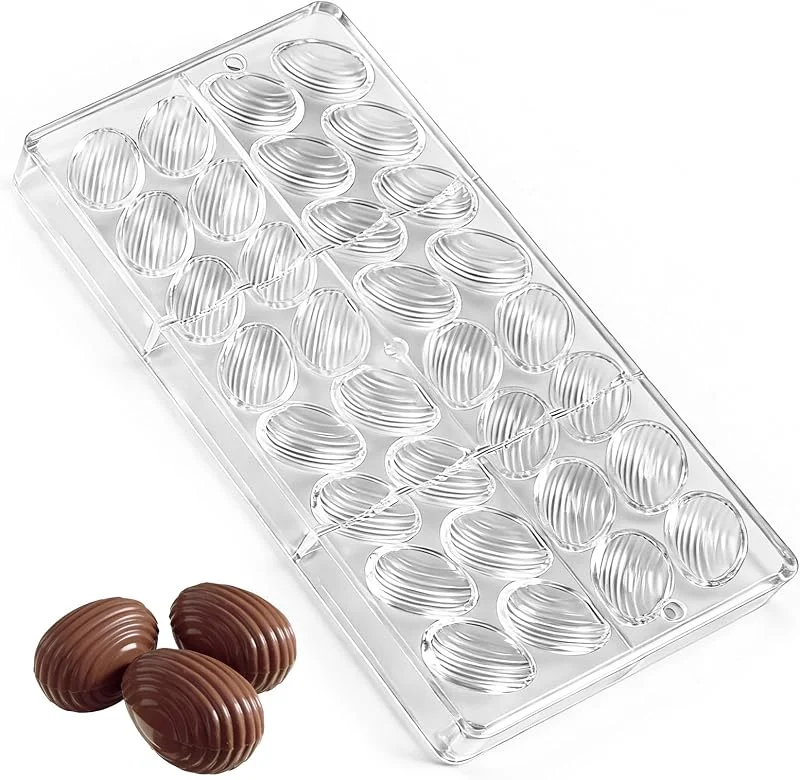 KOMUNJ Molde cuadrado para bombones con 21 agujeros, accesorios para hornear de policarbonato, utensilios de cocina, manualidades, molde de helado — Hogar y cocina