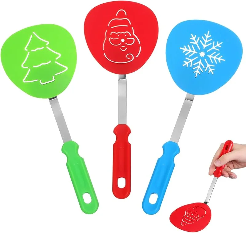 Visita la tienda de DOITOOL DOITOOL Juego de 3 espátulas de Navidad para galletas de día festivo, espátulas de calcetines, regalos de cocina, herramientas de cocina, decoración de Navidad (muñeco de nieve de jengibre) — Hogar y cocina