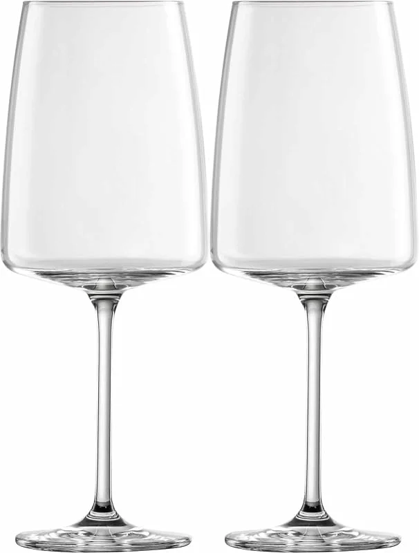 Zwiesel Glas Copas de vino Vivid Senses potentes y picantes (2 unidades) — Vino y mesa festiva
