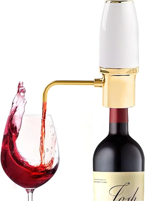 Visita la tienda de JOQINEER Aireador de vino eléctrico, vertedor, decantador de vino automático con tipo C — Vino y mesa festiva