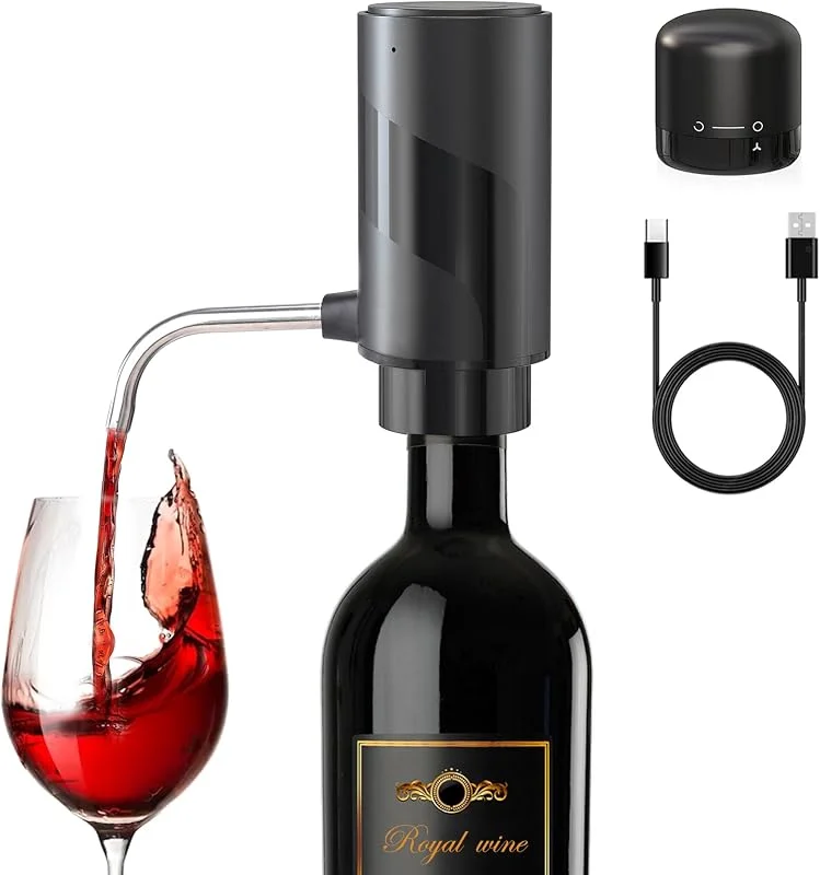 Visita la tienda de BANGDILS Aireador y vertedor de vino eléctrico, decantadores de vino inteligentes — Vino y mesa festiva