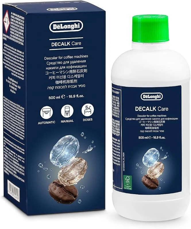 De'Longhi Decalk Care - Descalcificador para Cafetera, 5 Dosis — Vino y mesa festiva