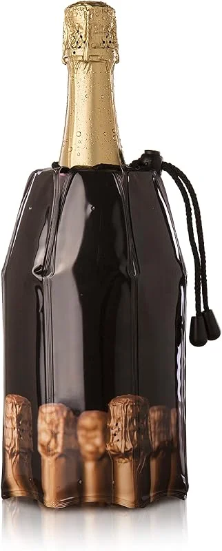 Visita la tienda de Vacuvin Vacu Vin Enfriador de Champagne Flexible - Diseño de Botella de Champagne para Enfriamiento de Botellas de Tamaño Estándar — Vino y mesa festiva