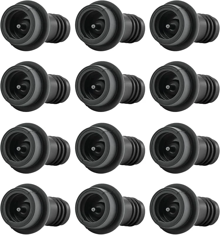 Visita la tienda de WOTOR WOTOR Tapón de vacío de Vino, Tapones Botellas Vino, sellador de Botellas Reutilizable Que Mantiene el Vino Fresco (12 Tapones) — Vino y mesa festiva