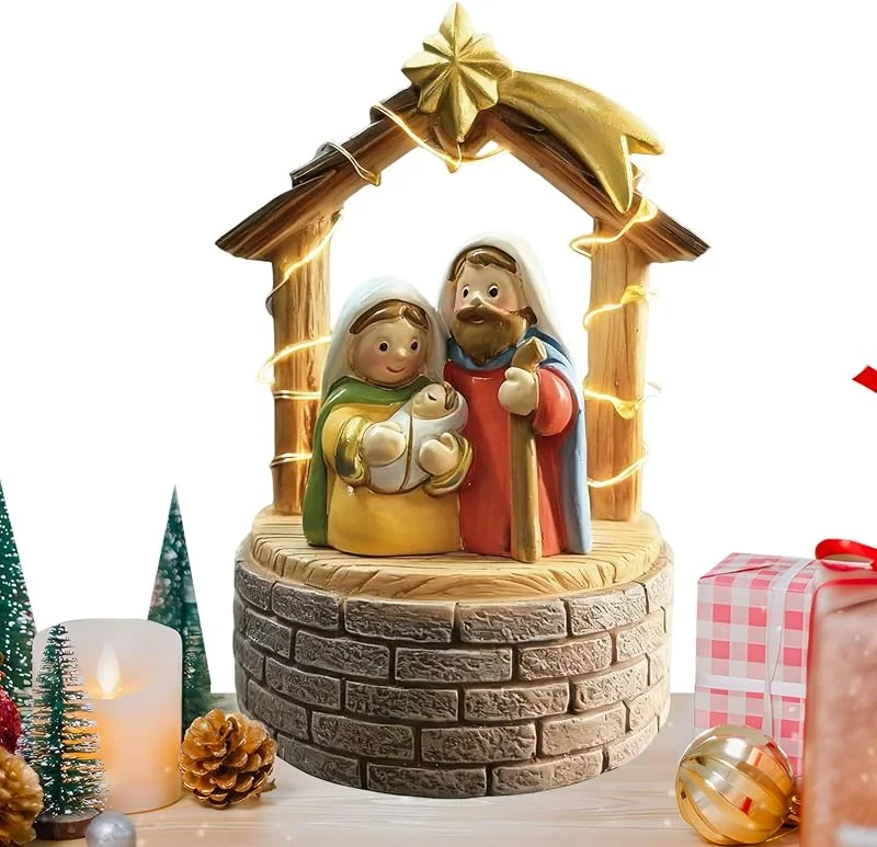 Doiyislem Belen Estatuilla con Luz LED — Decoracion Navidad