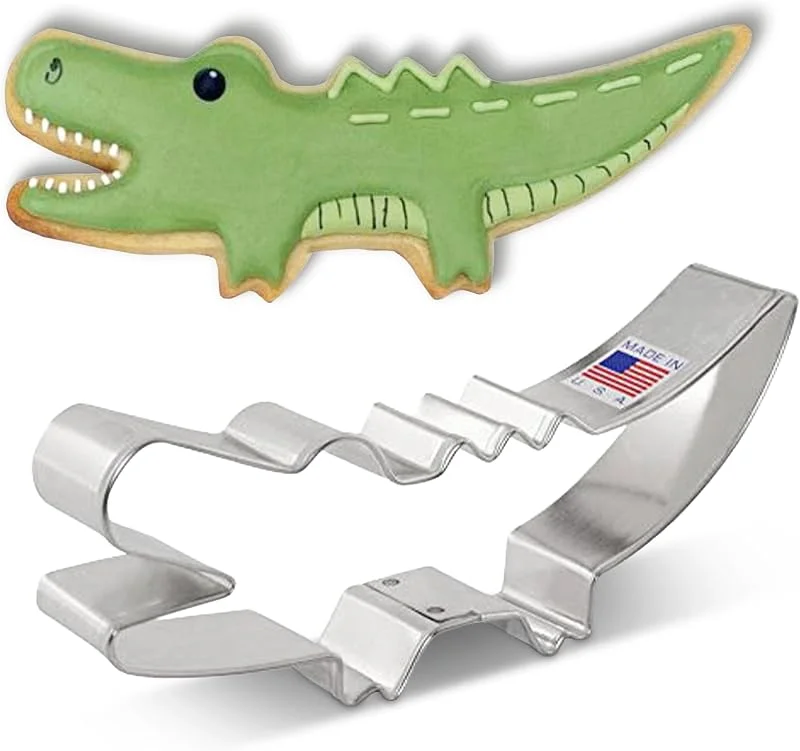Visita la tienda de Ann Clark Cookie Cutters Ann Clark - Cortador de galletas de cocodrilo, 12, 7 cm, fabricado en — Hogar y cocina