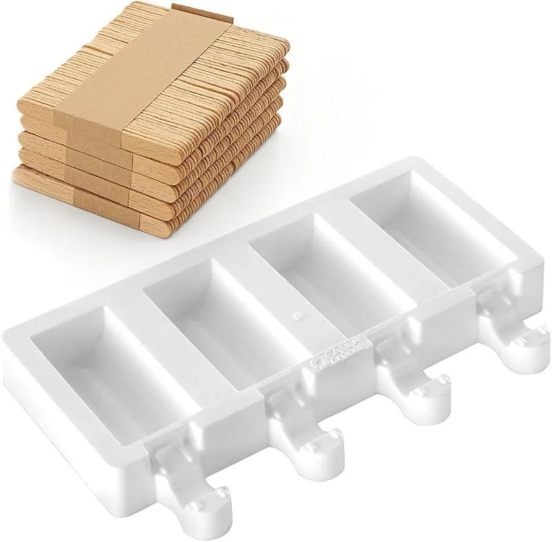 Visita la tienda de silikomart GEL05M MINI CHIC Molde para hacer helados, color blanco — Hogar y cocina