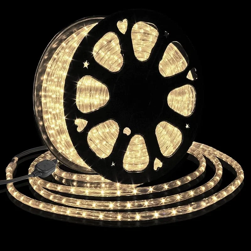 Forever Speed 30M Tubo de LED Manguera LED Luces de Tira de Manguera Exterior e Interior Blanco Cálido, Tiras LED Adecuado para Decoración e Iluminación Navidad, Halloween, Boda, Fiesta, Hotel, Jardín — Luces Navidad