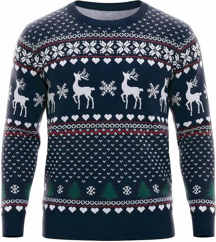 Visita la tienda de Bresdk Bresdk Jersey Navideño Feo Hombre Ugly Christmas Sweater Sueter Navidad — Ropa Navidad
