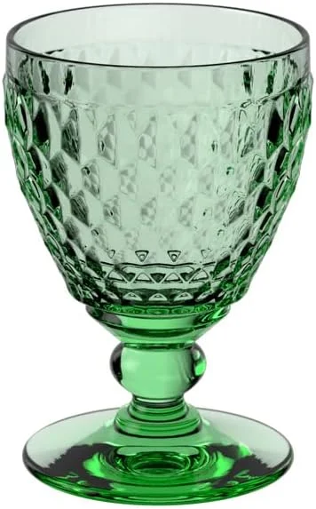 Villeroy & Boch Boston Coloured Copa de Vino Blanco, 230 mililitros, Cristal, Verde — Vino y mesa festiva