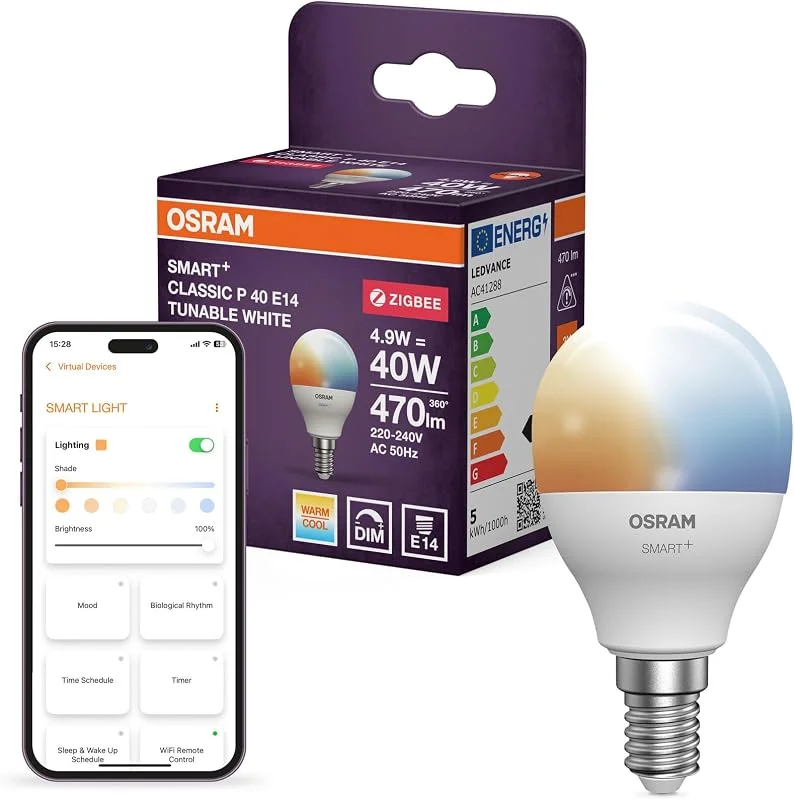 Visita la tienda de OSRAM OSRAM SMART+ ZIGBEE Spot multicolor de 2700 a 6500 K 4.9 W — Cena a la luz de velas