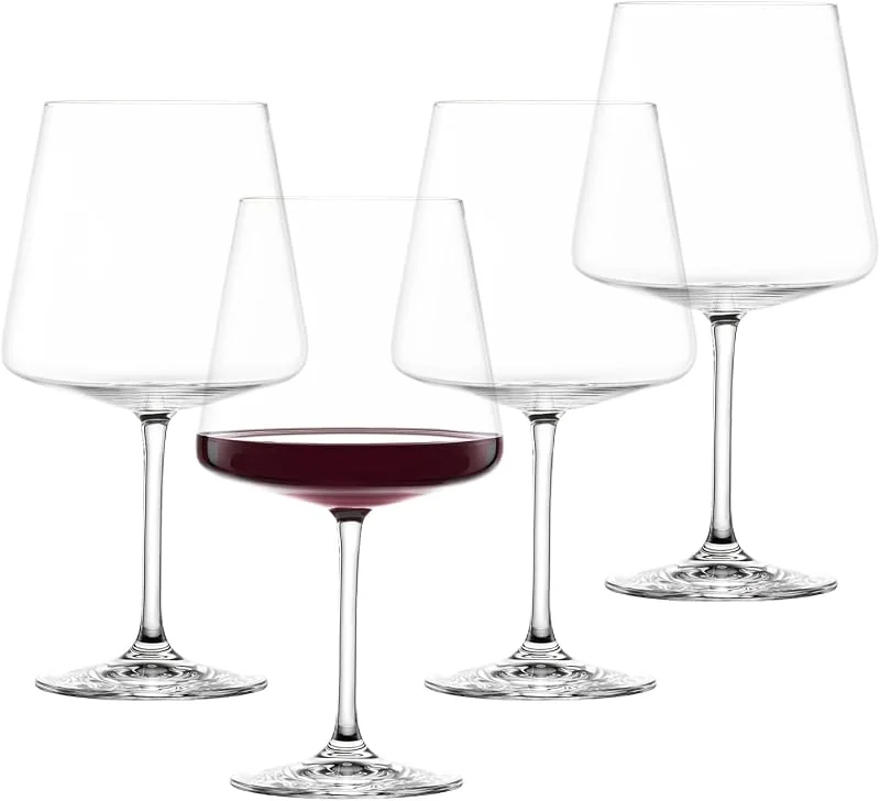 Visita la tienda de Schott Zwiesel SCHOTT ZWIESEL Copa de vino tinto de Borgoña MioVino (juego de 4) — Vino y mesa festiva