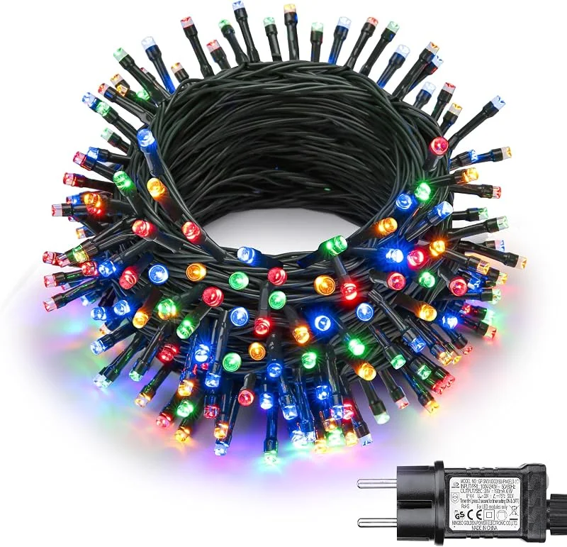 Visita la tienda de Joomer Joomer Luces Navidad Exterior con Enchufe 10M 100 LED Multicolor