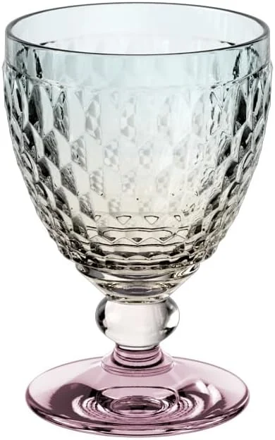 Villeroy & Boch Boston Pearl - Copa de vino tinto de 10 onzas, cristal de cristal, fabricada en Alemania — Vino y mesa festiva