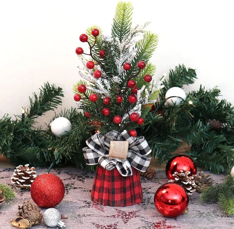 Visita la tienda de com-four COM-FOUR® Árbol de decoración, árbol Decorativo pequeño — Decoracion Navidad
