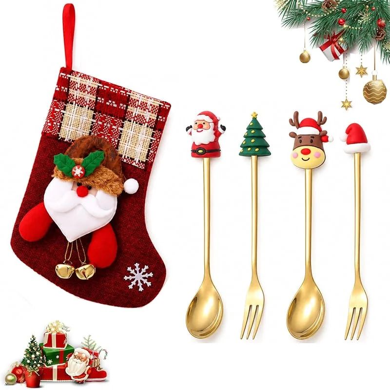 Mailfull Juego de vajilla de Navidad de 5 piezas para regalo de Navidad — Adviento y mesa
