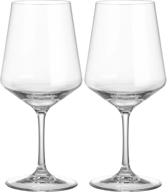 BRUNNER 0830213N.C71 Elegantes Copas Irrompibles de Vino Rojo y Vino Blanco, R&W Wineglass Colección Reserva 2 Unidades, 58 Cl — Vino y mesa festiva