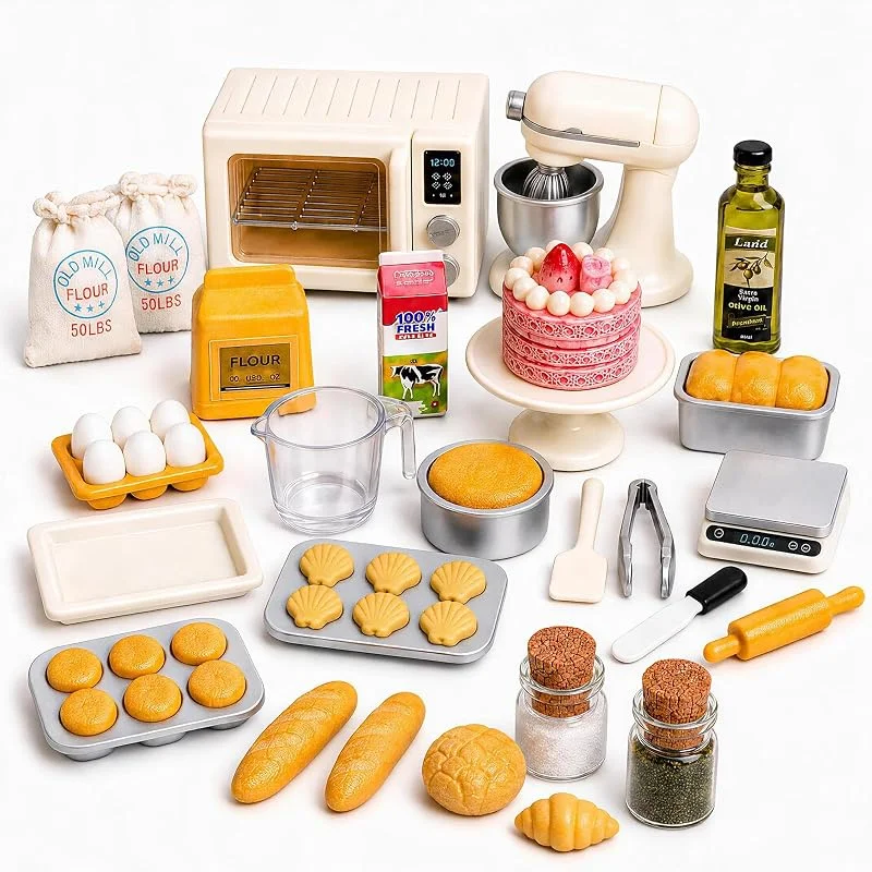 STARRICH 39 accesorios de gnombio: miniatura para casa de muñecas — Hogar y cocina