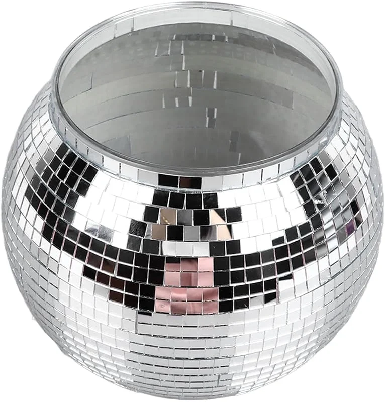 Visita la tienda de BuyWeek BuyWeek Cubo De Hielo, Bola De Discoteca Cubo De Champán Cubo De Bebidas De Fiesta De Gran Capacidad Para Cerveza Cóctel Vino Plata — Vino y mesa festiva