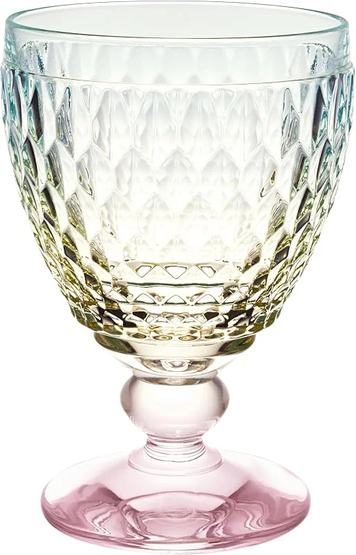 Villeroy & Boch Boston Pearl - Juego de 4 copas de vino tinto de 10 onzas, cristal fabricado en Alemania — Vino y mesa festiva