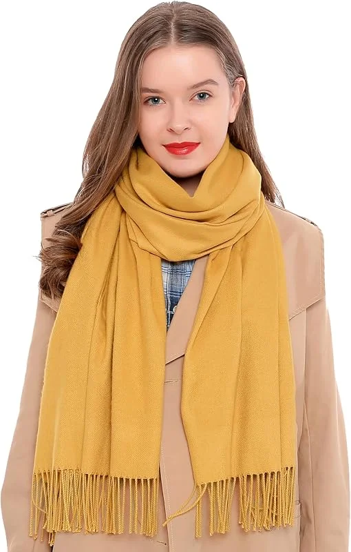 Visita la tienda de DonDon Bufanda de invierno grande para mujer 185 x 65 cm liso suave y cálido — Ropa Navidad