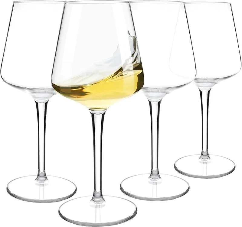 Visita la tienda de HAHASHOW HAHASHOW Irrompibles Copas de Vino Tinto de Plástico Tritan 445 ml Set de 4 — Vino y mesa festiva