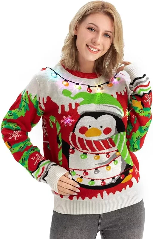 U LOOK UGLY TODAY Unisex Christmas Ugly Sweatshirt Men Women 3D Printing Santa Sweater Suéter pulóver Hombre — Ropa Navidad