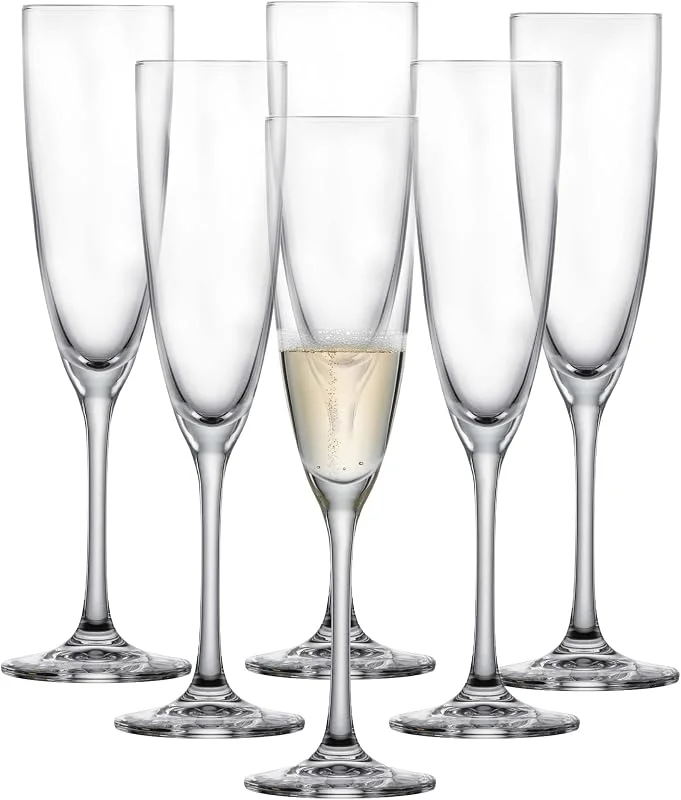 Visita la tienda de Schott Zwiesel Schott Zwiesel Copas de champán Classico (set de 6) — Vino y mesa festiva