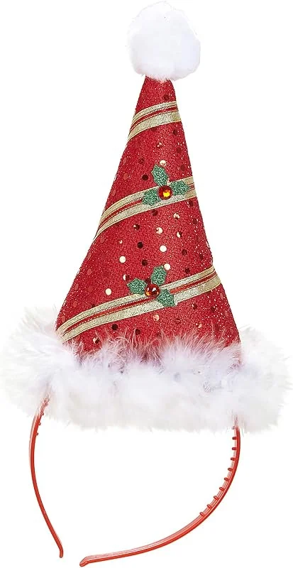 W WIDMANN MILANO Party Fashion WIDMANN 05683 Gorro de Papá Noel Mini, de unisex Adult, One size, color, modelo surtido — Ropa Navidad