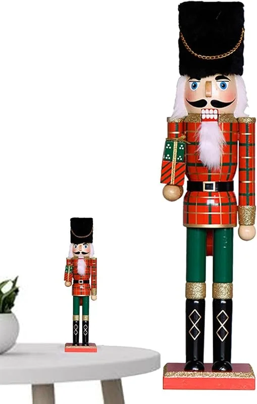 Generic Figuras de cascanueces de 50 cm, decoración tradicional de madera — Decoracion Navidad