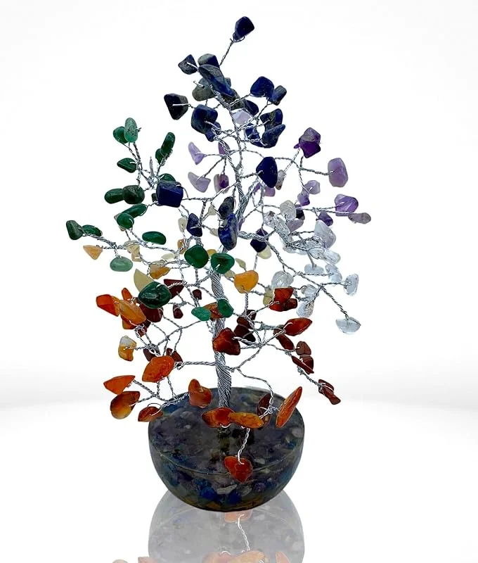 Visita la tienda de DOJA Barcelona DOJA Barcelona, Arbol 7 Chakras, Arbol de la Vida Pequeño Cristales Curativos, Piedras Chakras, Piedras Naturales Curativas Decorativas, Minerales Naturales, Arbol Decorativo Piedras Protectoras — Decoracion Navidad