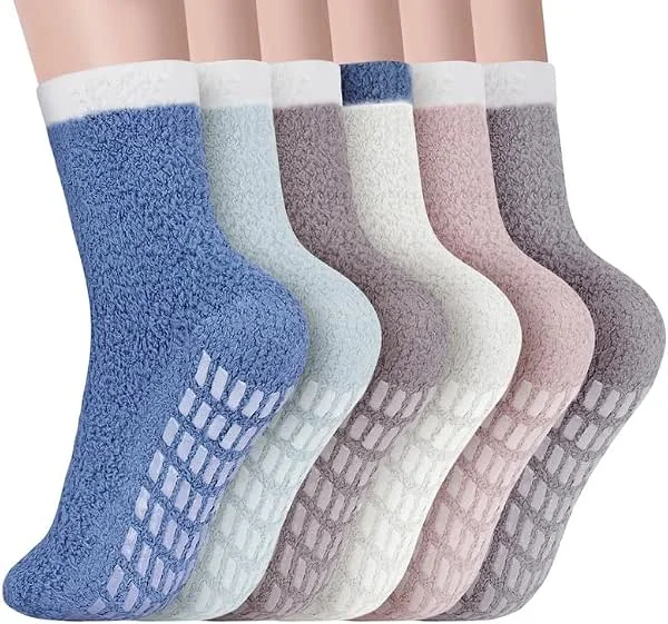 Visita la tienda de flintronic flintronic Calcetines Térmicos Para Mujer, Calcetines De Forro Polar Coral De Invierno, A Rayas, Ligeros, Deportivos, Casuales — Ropa Navidad