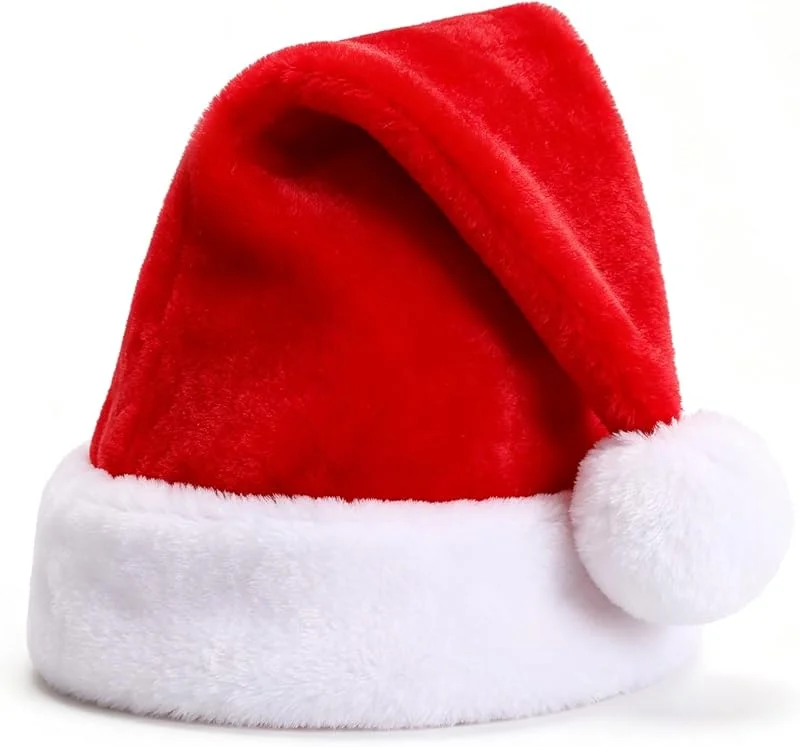 Visita la tienda de KONVINIT KONVINIT Gorro de Papá Noel para niños, color rojo — Ropa Navidad