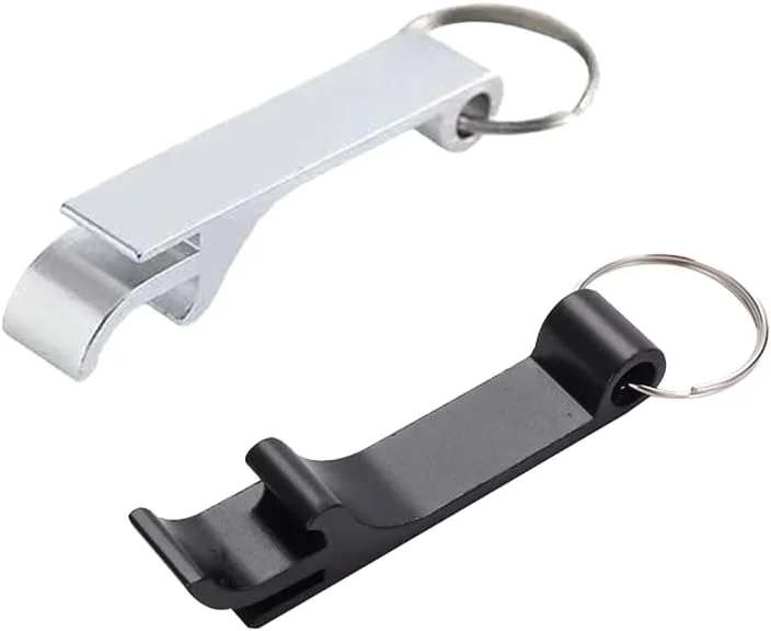 Aeuezxx Abrebotellas de Cerveza 2 Pcs - Llavero Mini Multifuncional de Aluminio para Fiestas y Festivales — Vino y mesa festiva