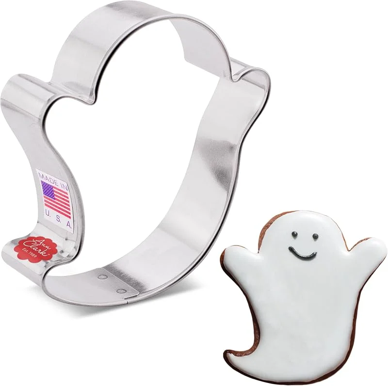 Visita la tienda de Ann Clark Cookie Cutters Ann Clark - Cortador de galletas con diseño de fantasmas de Halloween — Hogar y cocina