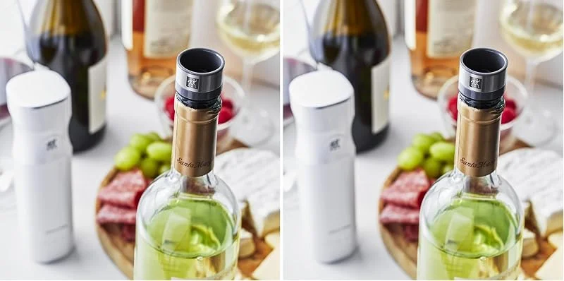 Visita la tienda de ZWILLING Zwilling Juego de Tapones de vacío para vinos Fresh & Save, 3 Piezas, Gris (Paquete de 2) — Vino y mesa festiva